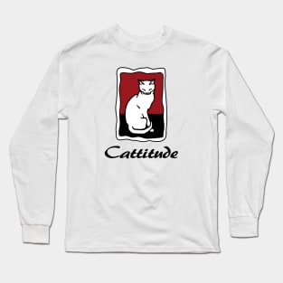 Cattitude Long Sleeve T-Shirt